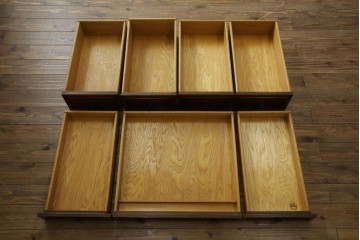 中古　DREXEL HERITAGE(ドレクセルヘリテイジ)　Triune(トライユン)　レザートップが格好いいマホガニー材製のデスク　定価約75万円相当　(R-054588)