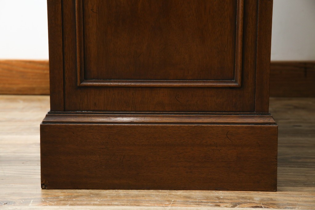 中古　DREXEL HERITAGE(ドレクセルヘリテイジ)　Triune(トライユン)　レザートップが格好いいマホガニー材製のデスク　定価約75万円相当　(R-054588)