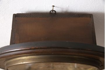 アンティーク時計　昭和初期　EIKOSHA(鶴巻時計店英工舎)　電池式　頭丸型のレトロなデザインが魅力的な掛け時計(柱時計、古時計)(R-054591)