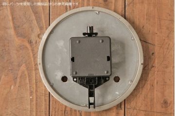 アンティーク時計　昭和初期　EIKOSHA(鶴巻時計店英工舎)　電池式　頭丸型のレトロなデザインが魅力的な掛け時計(柱時計、古時計)(R-054591)