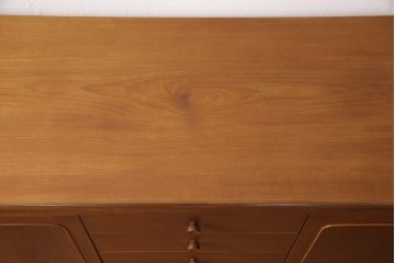 イギリスビンテージ　Nathan(ネイサン)社　チーク材　北欧スタイルのお部屋におすすめのサイドボード(リビングボード、収納棚、戸棚、ヴィンテージ)(R-054614)
