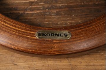 中古　美品　EKORNES(エコーネス)　本革　高級感ある佇まいが魅力的なストレスレスチェア+オットマンのセット(リクライニングチェア、アームチェア、一人掛けソファ)(R-054615)