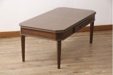 中古　美品　maruni(マルニ)　風格と気品を兼ね備えた地中海ロイヤルシリーズ　センターテーブル112(定価約13万6千円)(ローテーブル、リビングテーブル)(R-054619)