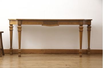 中古　美品　DREXEL HERITAGE(ドレクセルヘリテイジ)　品のある佇まいが目を引くコンソールテーブル(サイドテーブル)(R-054620)
