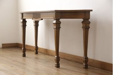 中古　美品　DREXEL HERITAGE(ドレクセルヘリテイジ)　品のある佇まいが目を引くコンソールテーブル(サイドテーブル)(R-054620)