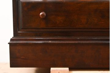 中古　美品　松本民芸家具　落ち着いた色合いが和モダンな雰囲気を醸し出すビューローブックケース(本箱、キャビネット、ワークデスク、ライティングビューロー)(R-054622)