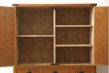 中古　美品　屋久杉　品のある佇まいが上質な和の空間にピッタリな衣装箪笥(和たんす、洋服タンス、引き出し)(R-054641)
