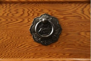 中古　美品　屋久杉　品のある佇まいが上質な和の空間にピッタリな衣装箪笥(和たんす、洋服タンス、引き出し)(R-054641)