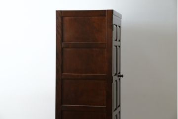 中古　美品　松本民芸家具　DII-12型　スリムで取り入れやすいワードローブ(洋服タンス、収納棚)(定価約46万円)(R-054642)
