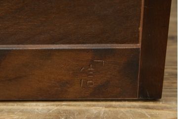中古　美品　松本民芸家具　DII-12型　スリムで取り入れやすいワードローブ(洋服タンス、収納棚)(定価約46万円)(R-054642)