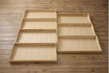 中古　美品　屋久杉　品のある佇まいが上質な和の空間にピッタリな着物箪笥(和たんす、衣装タンス、衣装盆、引き出し)(R-054643)