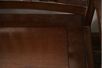中古　鉄刀木(タガヤサン)　収納力も抜群!上質な和の空間におすすめの囲炉裏テーブルセット(火鉢、4人掛けダイニングテーブル)(R-054644)