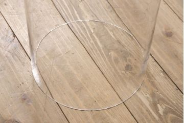 フランスアンティーク　中に入れるもので違った雰囲気を楽しめるガラスドーム(グローブドマリエ、グローブ・ド・マリエ)(R-054675)