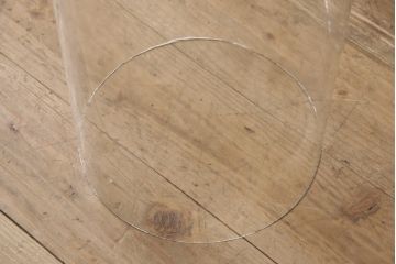 フランスアンティーク　中に入れるもので違った雰囲気を楽しめるガラスドーム(グローブドマリエ、グローブ・ド・マリエ)(R-054676)