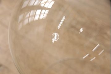 フランスアンティーク　中に入れるもので違った雰囲気を楽しめるガラスドーム(グローブドマリエ、グローブ・ド・マリエ)(R-054676)