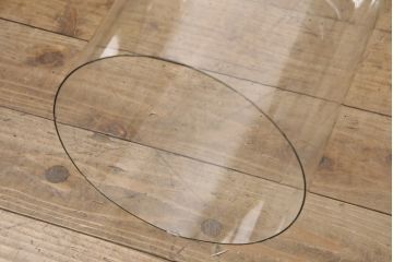フランスアンティーク　中に入れるもので違った雰囲気を楽しめるガラスドーム(グローブドマリエ、グローブ・ド・マリエ)(R-054676)
