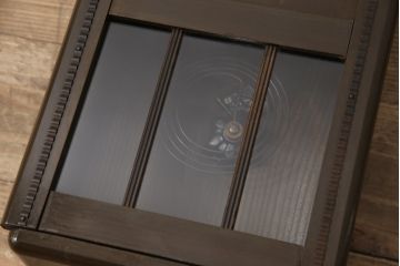和製アンティーク　レトロなデザインが魅力的な掛け時計(柱時計、古時計)(R-054677)