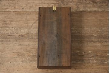 和製アンティーク　レトロなデザインが魅力的な掛け時計(柱時計、古時計)(R-054677)