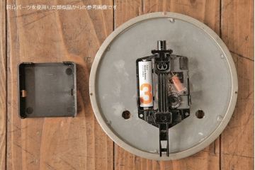 和製アンティーク　レトロなデザインが魅力的な掛け時計(柱時計、古時計)(R-054677)