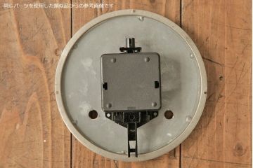 和製アンティーク　電池式　レトロなデザインが魅力的な掛け時計(古時計)(R-054678)