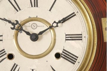 和製アンティーク　TRADE(S)MARK　精工舎(SEIKOSHA、セイコー)　歴史を刻んだ風合いが趣溢れるだるま時計(柱時計、古時計)(R-054684)