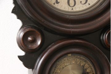 和製アンティーク　TRADE(S)MARK　精工舎(SEIKOSHA、セイコー)　明治期より受け継がれた味わい深いだるま時計(柱時計、古時計)(R-054685)