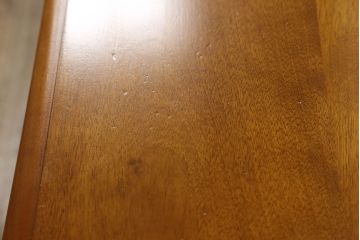 中古　美品　横浜ダニエル(daniel)　温かみのある色合いと上品な佇まいが魅力のドレッサーセット(鏡台、スツール)(R-054688)