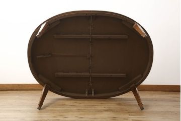 中古　DREXEL HERITAGE(ドレクセルヘリテイジ)　Triune(トライユン)　品のある佇まいがすてきなダイニングテーブル(エクステンションテーブル、4人掛け、6人掛け)(R-054691)