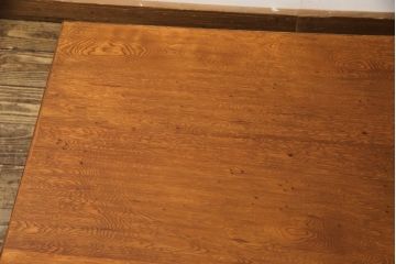 中古　美品　突き板　屋久杉　どっしりとした佇まいが印象的な座卓(ローテーブル、センターテーブル)(R-054692)