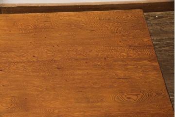 中古　美品　突き板　屋久杉　どっしりとした佇まいが印象的な座卓(ローテーブル、センターテーブル)(R-054692)
