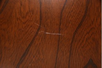 中古　美品　二本松工藝館　田中家具　ケヤキ材　桐材　くっきりした木目が魅力的な上手物のサイドチェスト(欅材、引き出し、収納箪笥、和箪笥)(R-054698)