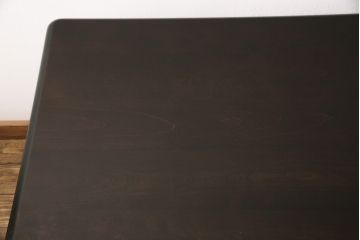 中古　美品　北海道民芸家具　細見の脚など繊細なデザインが美しいダイニングテーブル(2人掛け用ダイニングテーブル)(R-054699)