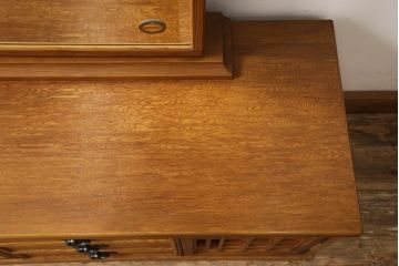 中古　美品　屋久杉　漆塗り　品のある佇まいが美しい鏡台(ミラー、姿見、ドレッサー)(R-054701)