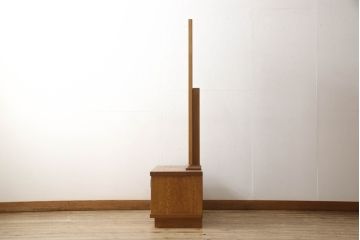 中古　美品　屋久杉　漆塗り　品のある佇まいが美しい鏡台(ミラー、姿見、ドレッサー)(R-054701)
