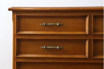中古　超美品　横浜ダニエル(daniel)　温かみある風合いが魅力的なチェスト(引き出し、洋服タンス)(R-054743)