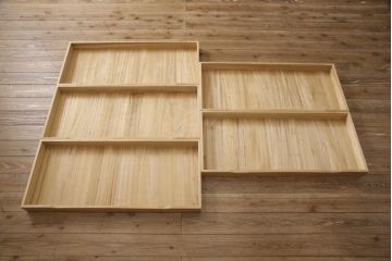 中古　超美品　横浜ダニエル(daniel)　木のあたたかみを感じる上品な衣装タンス(定価約180万円)(引き出し、チェスト、衣装盆、洋服タンス、着物箪笥)(R-054748)