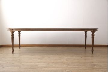 中古　DREXEL HERITAGE(ドレクセルヘリテイジ)　Cameo Classics(キャメオクラシックス)　マホガニー　エレガントな空間を演出するエクステンションテーブル(2人掛けダイニングテーブル、4人掛け、6人掛け)(R-054751)