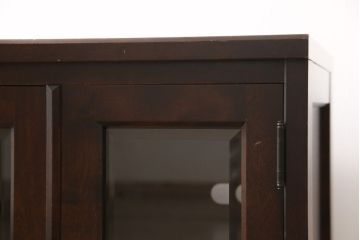 中古　北海道民芸家具　落ち着きのあるシックな色合いが素敵なテレビ台(ローボード、リビングボード、サイドボード)(R-054753)