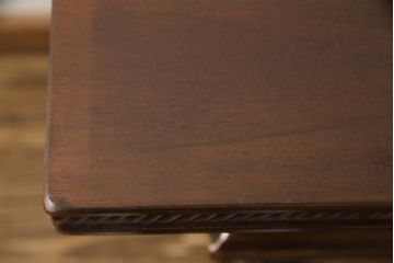 中古　美品　バロッサバレンティ(VARO,S.A. VALENTI)　凝ったつくりに職人のこだわりを感じるコンソールテーブル(定価約60万円)(サイドテーブル)(R-054754)
