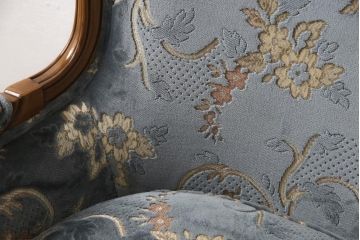 中古　DREXEL HERITAGE(ドレクセルヘリテイジ)　 Upholstery(アップホルスタリー)　エレガントな佇まいのラウンジチェア(定価約59万円)(一人掛けソファ、1P、アームソファ)(R-054755)