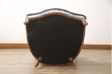 中古　DREXEL HERITAGE(ドレクセルヘリテイジ)　 Upholstery(アップホルスタリー)　エレガントな佇まいのラウンジチェア(定価約59万円)(一人掛けソファ、1P、アームソファ)(R-054755)
