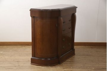 中古　美品　スペイン　ウルタド(HURTADO)社製　象嵌入り　高級感溢れる佇まいのサイドボード(定価約40万円)(キャビネット、引き出し、チェスト)(R-054756)