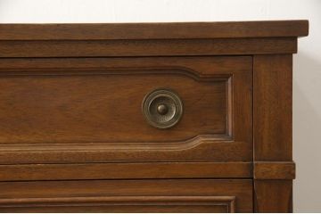 中古　美品　DREXEL HERITAGE(ドレクセルヘリテイジ)　Triune(トライユン)　気品あふれる佇まいが魅力のマホガニー材製サイドボード(定価約70万円)(チェスト、引き出し)(R-054777)