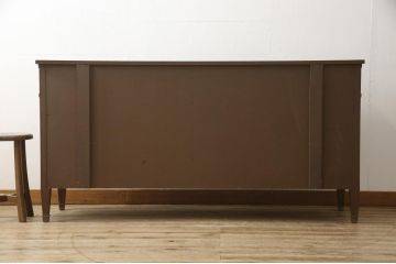中古　美品　DREXEL HERITAGE(ドレクセルヘリテイジ)　Triune(トライユン)　気品あふれる佇まいが魅力のマホガニー材製サイドボード(定価約70万円)(チェスト、引き出し)(R-054777)