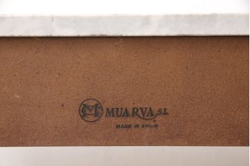 中古　スペイン高級家具　MUARVA S.L.　繊細で華やかな装飾が魅力の小振りなコンソールテーブル(サイドテーブル、飾り台)(R-054782)