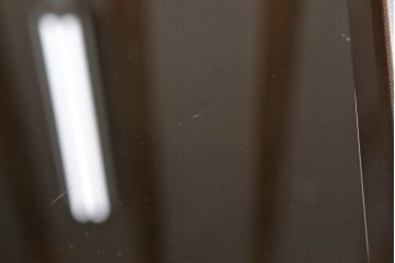 中古　北海道民芸家具　和洋折衷どちらのお部屋にも馴染むブックケース(本箱、収納棚、キャビネット、飾り棚)(R-054783)