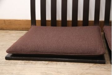 中古　天童木工　和モダンなお部屋づくりに取り入れたい座椅子2脚セット(座イス)(R-054785)