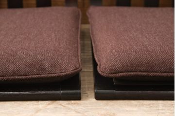 中古　天童木工　和モダンなお部屋づくりに取り入れたい座椅子2脚セット(座イス)(R-054785)