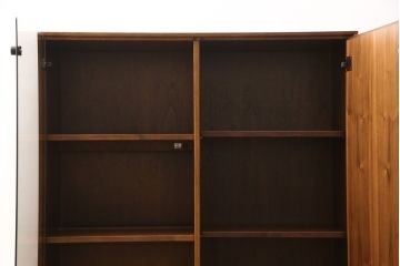 ヴィンテージ家具　ジャパンビンテージ　山品木工　サイドキャビネット(サイドボード、収納棚、本箱、ブックケース)(R-054788)