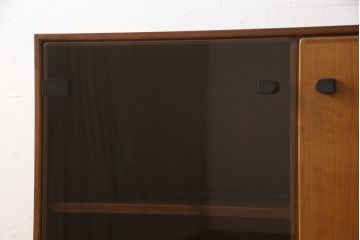 ヴィンテージ家具　ジャパンビンテージ　山品木工　サイドキャビネット(サイドボード、収納棚、本箱、ブックケース)(R-054788)